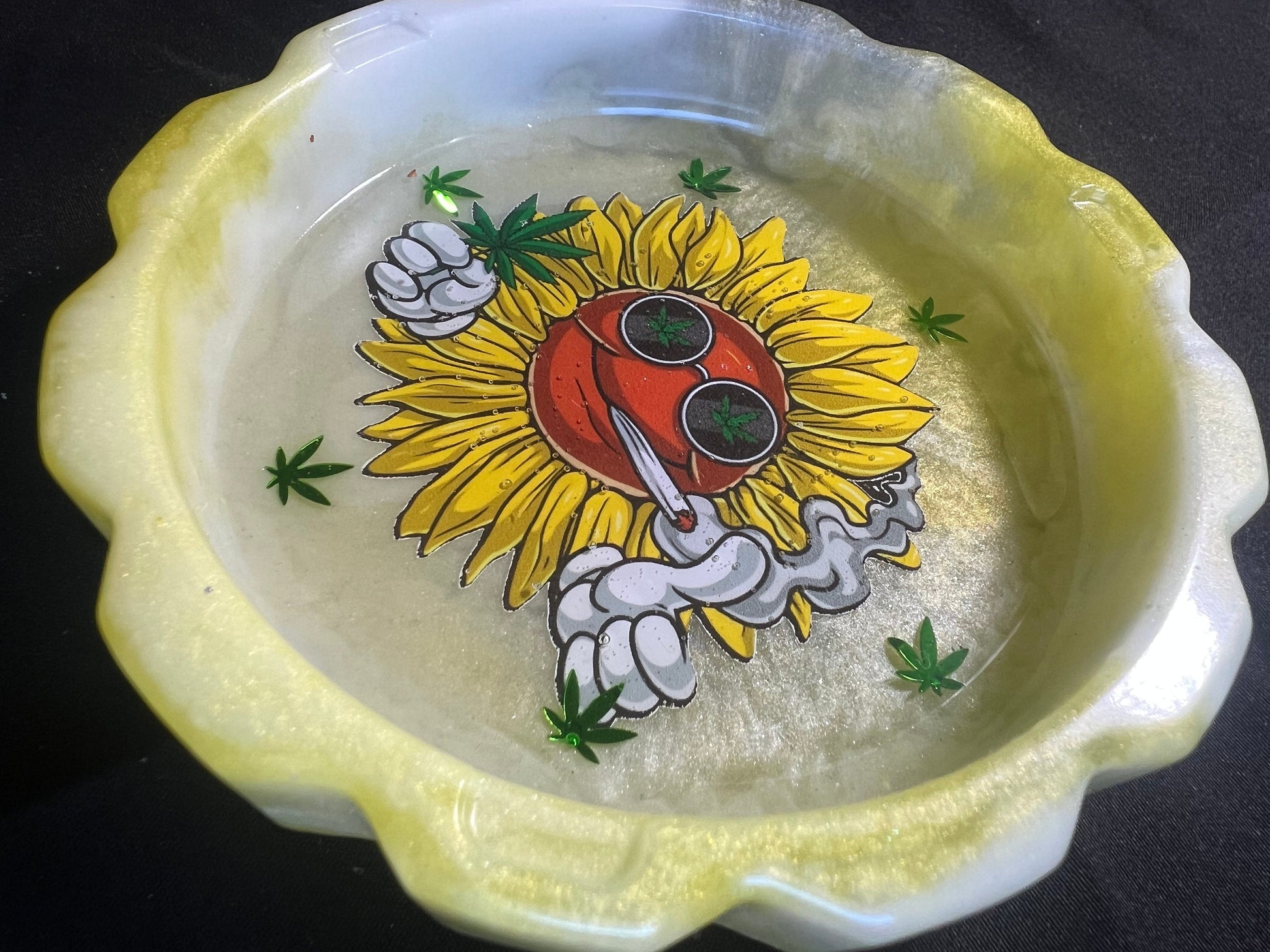 Peace Sunflower Tray