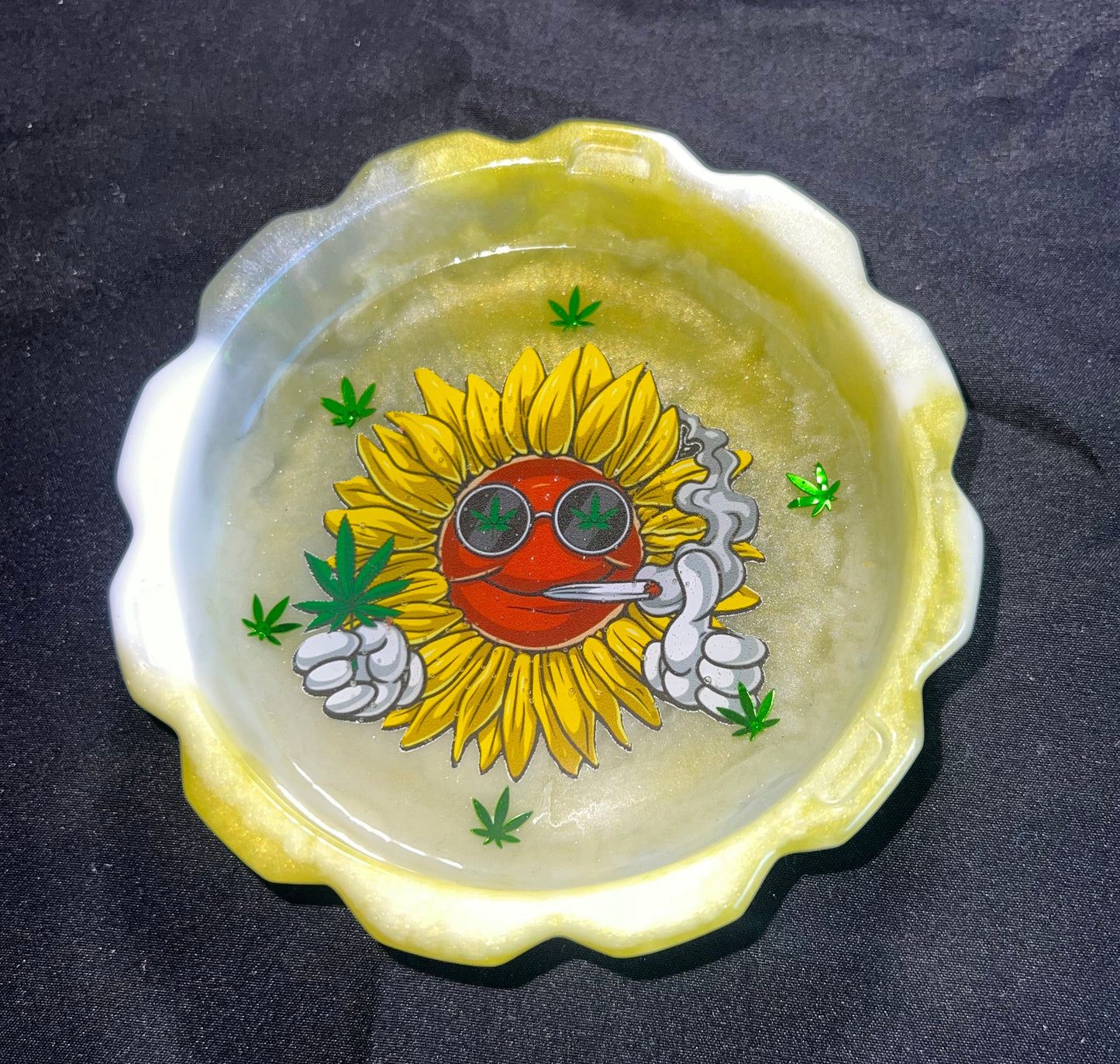 Peace Sunflower Tray