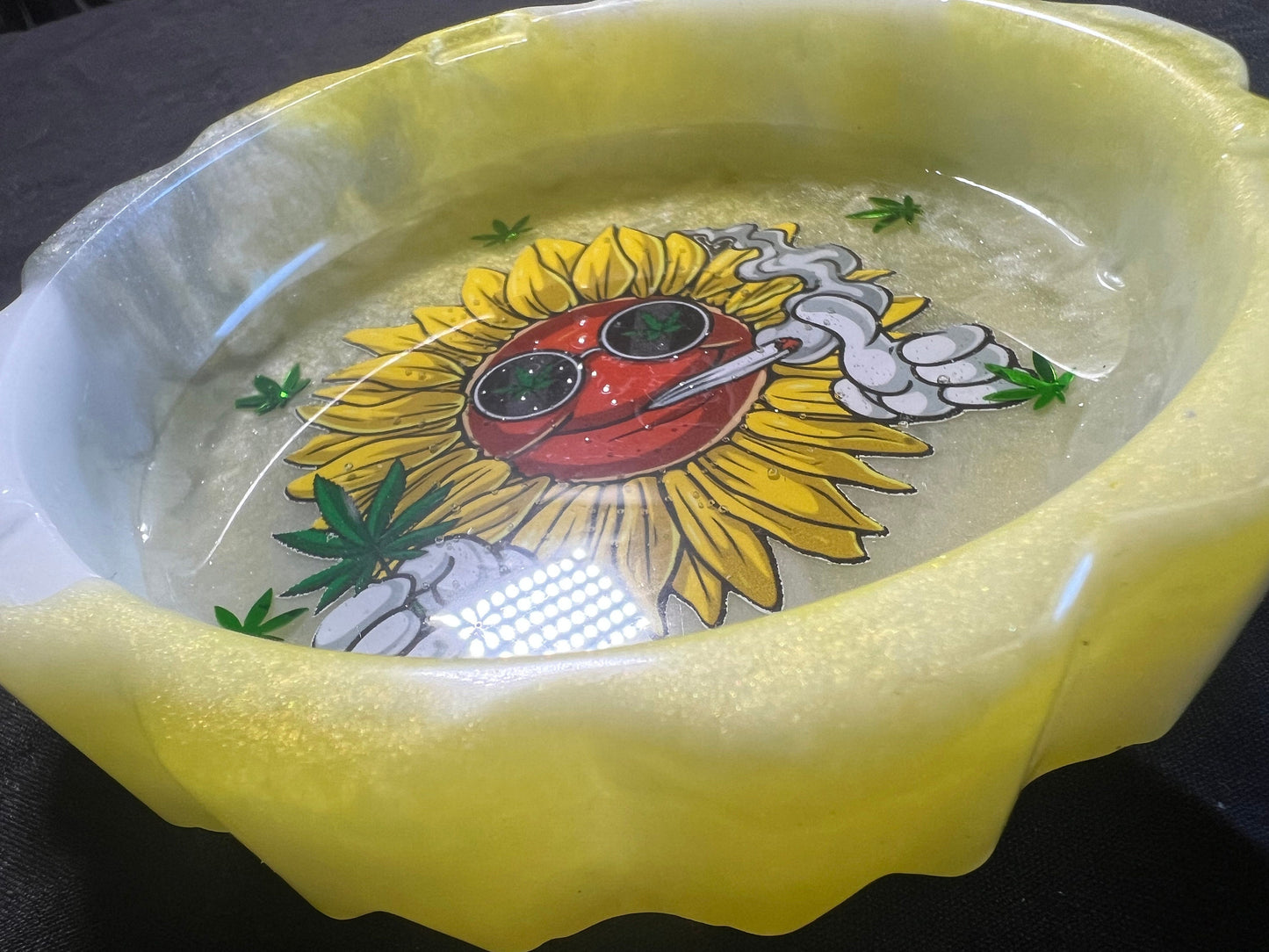 Peace Sunflower Tray